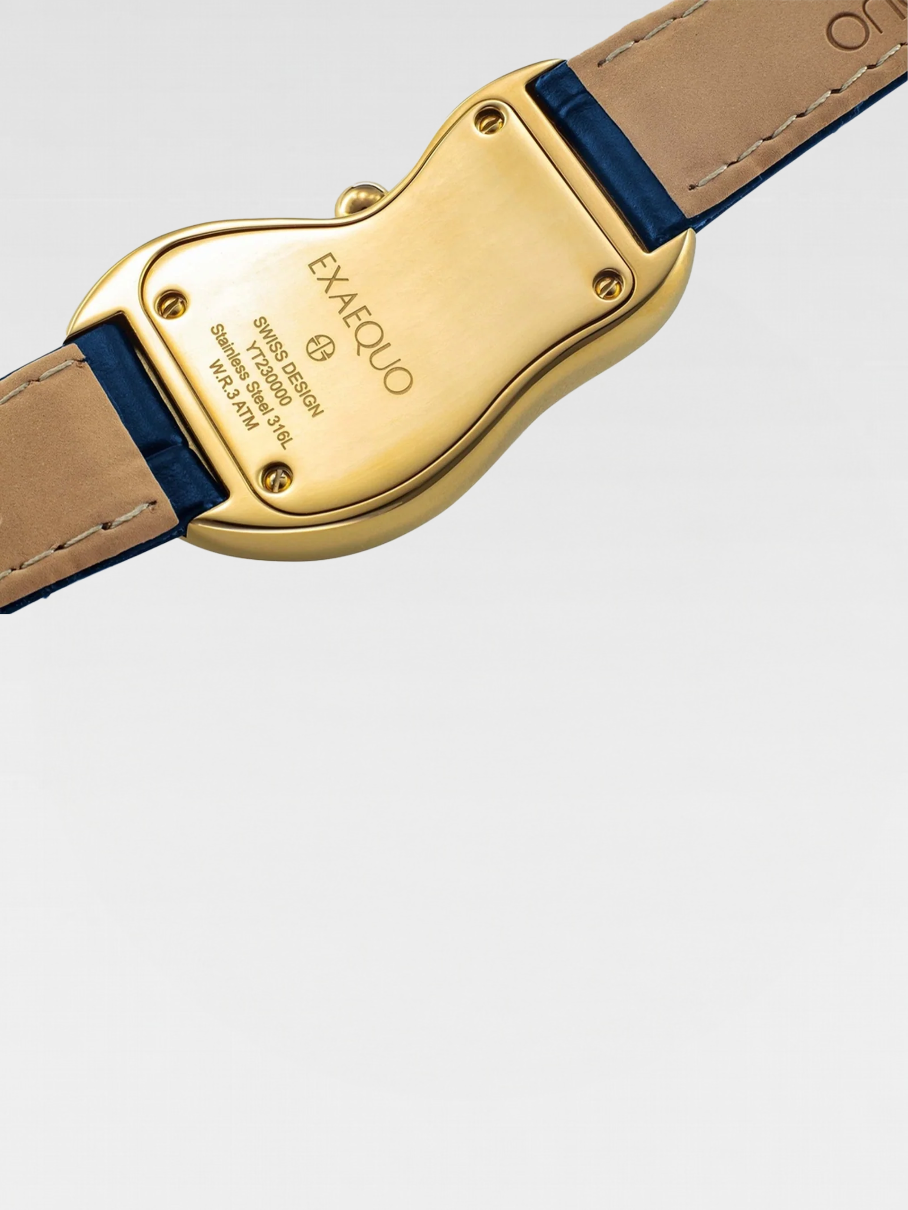 Exaequo Melting Watch Yellow Gold Blue
