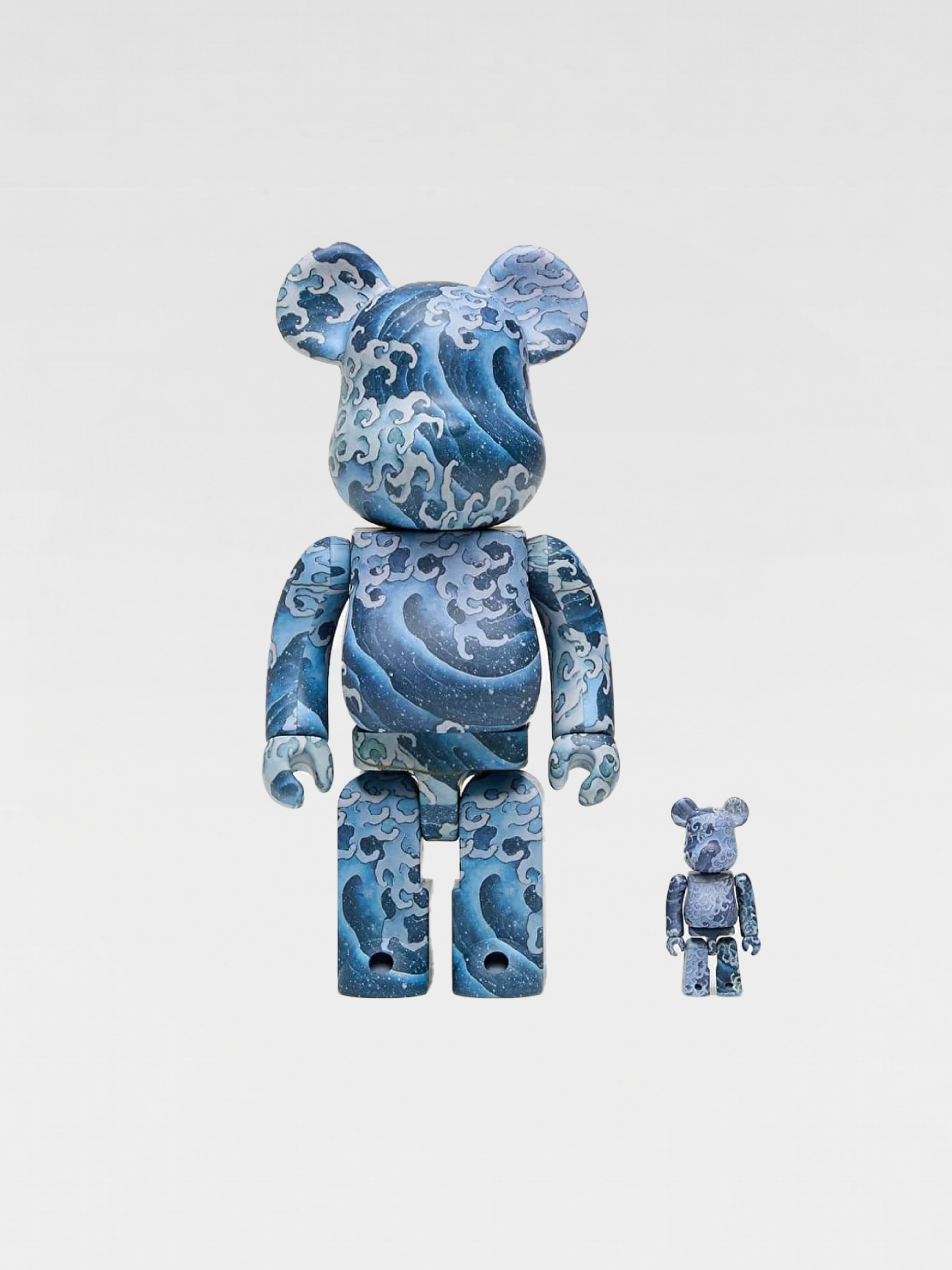 Medicom Bearbrick x Katsushika Hokusai Masculine Waves 100% & 400%