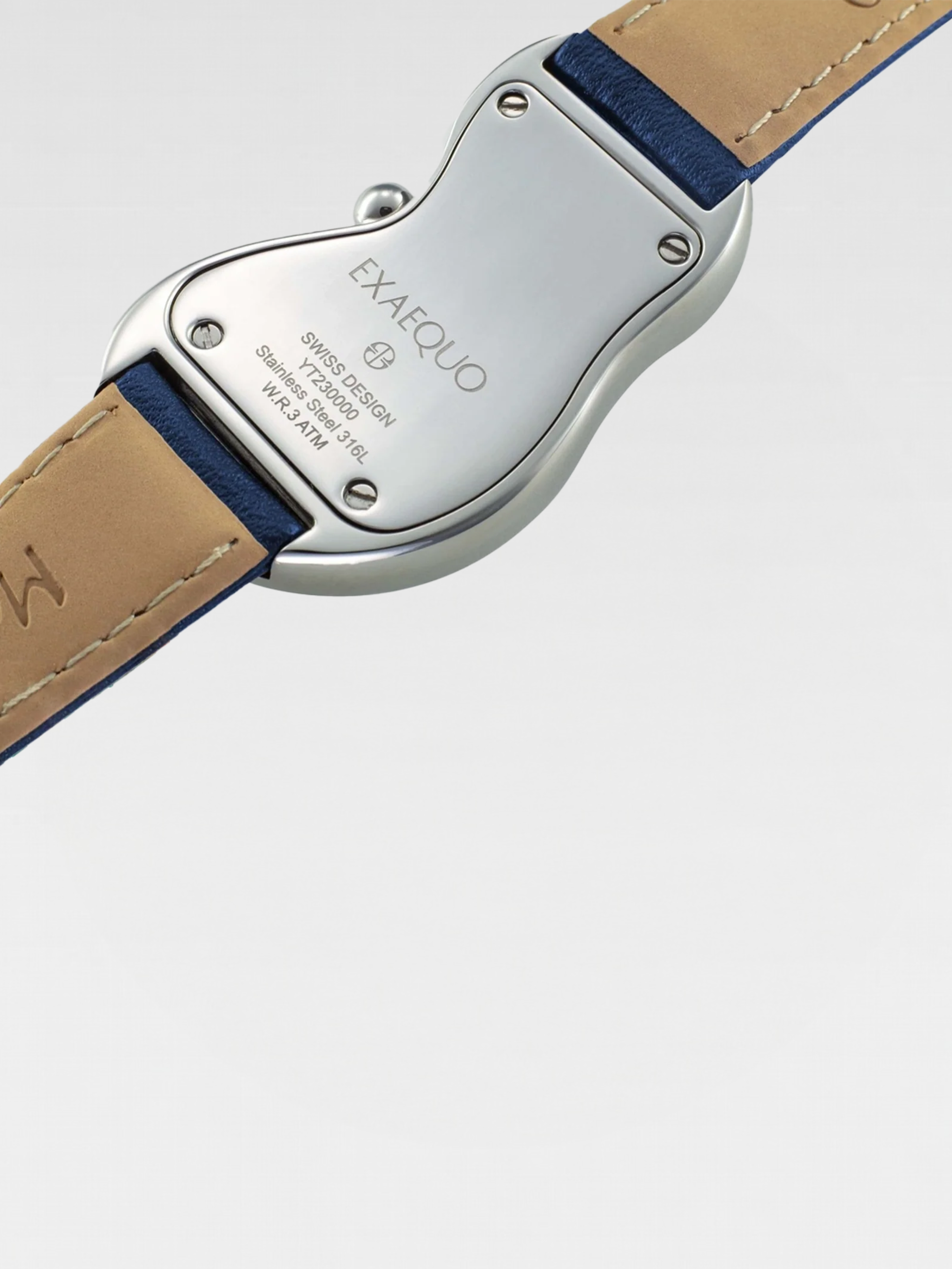 Exaequo Melting Watch Stainless Steel Blue