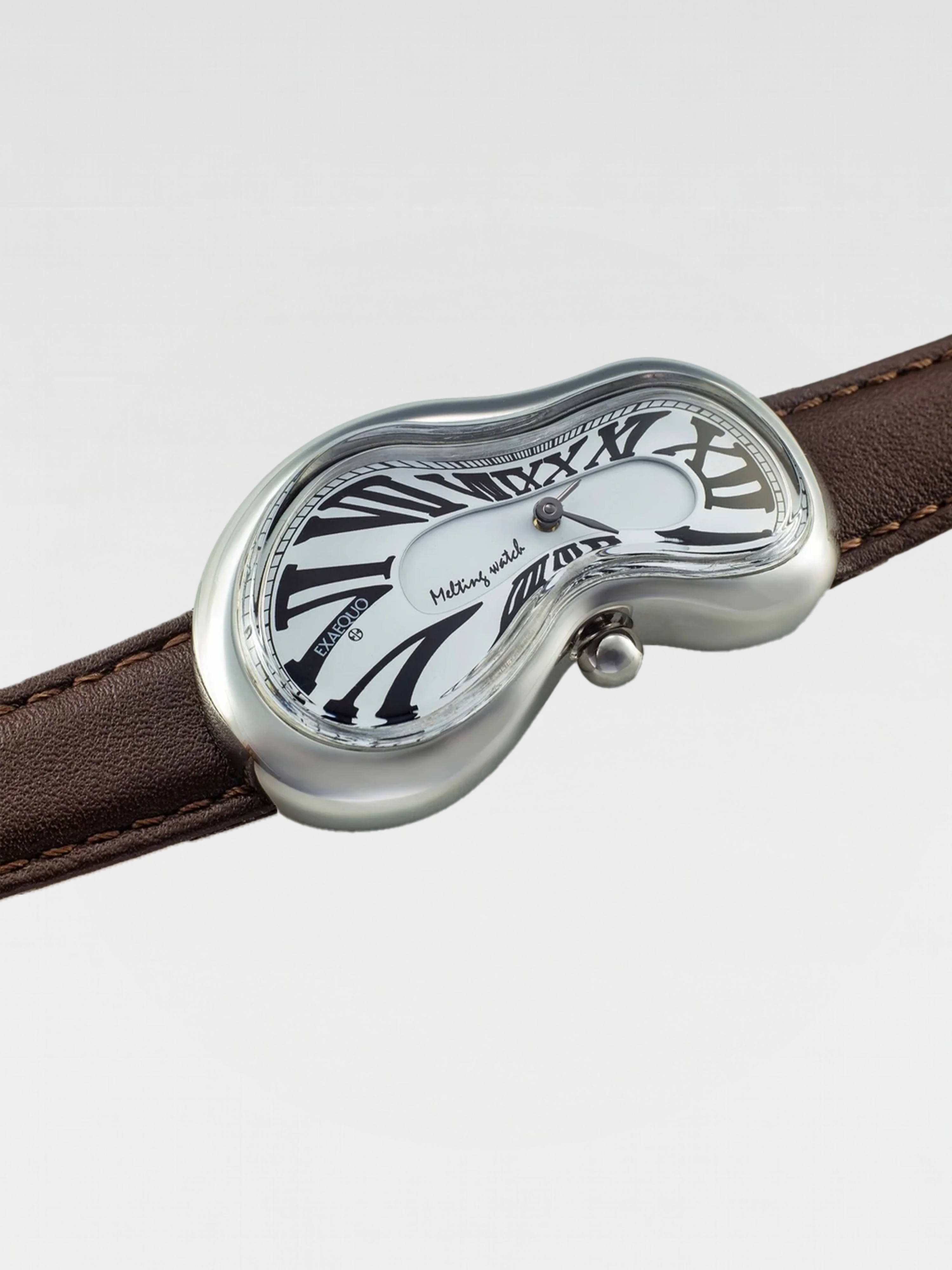 Melting Watch Stainless Steel White