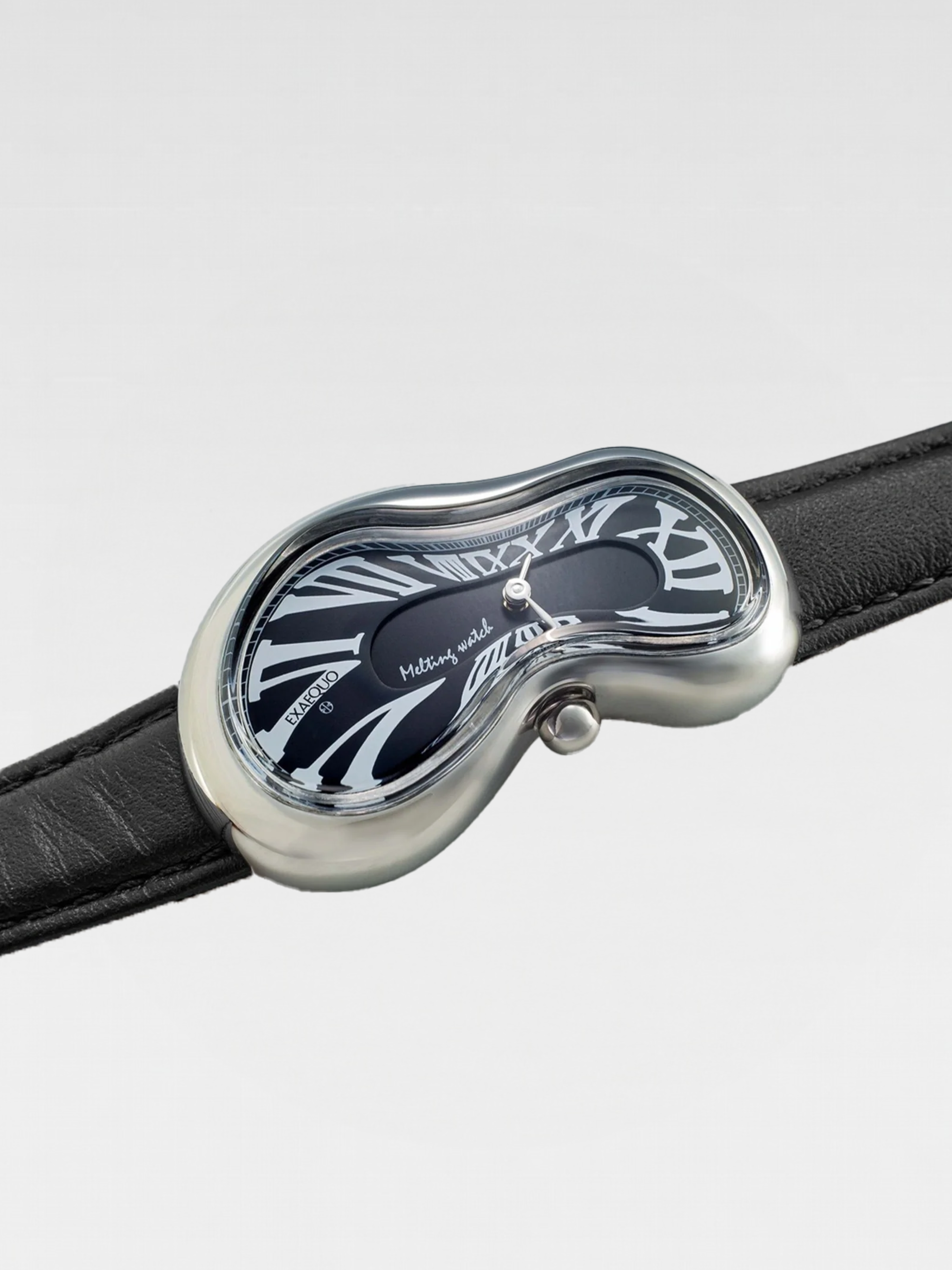 Exaequo Melting Watch Stainless Steel Black