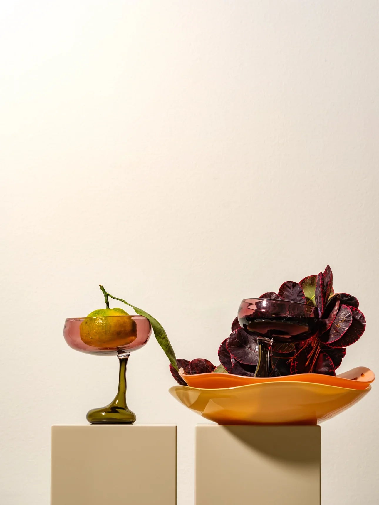Helle Mardahl The Bowl With A Twist Chili Red ~ Pink