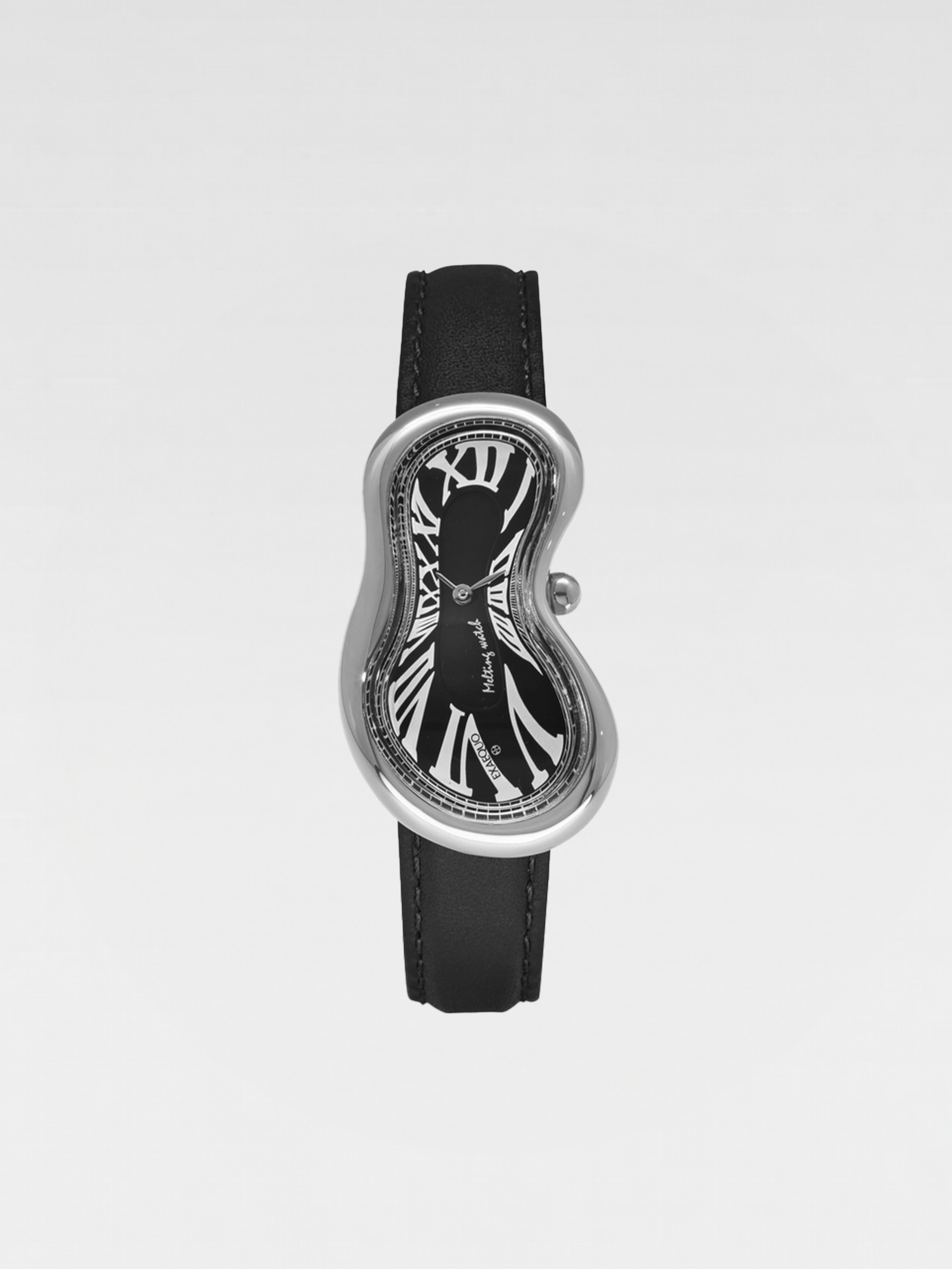 Exaequo Melting Watch Stainless Steel Black