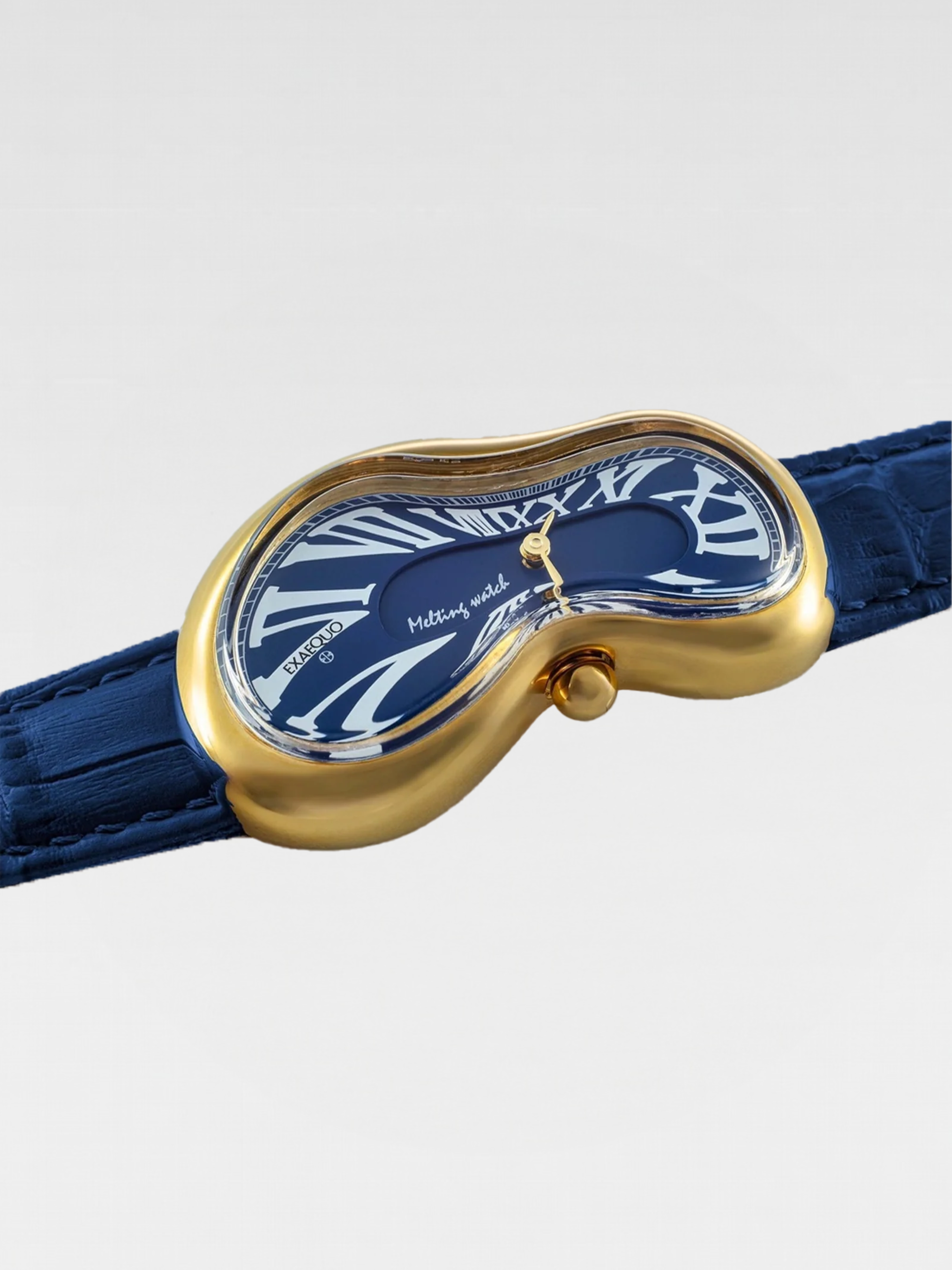 Exaequo Melting Watch Yellow Gold Blue