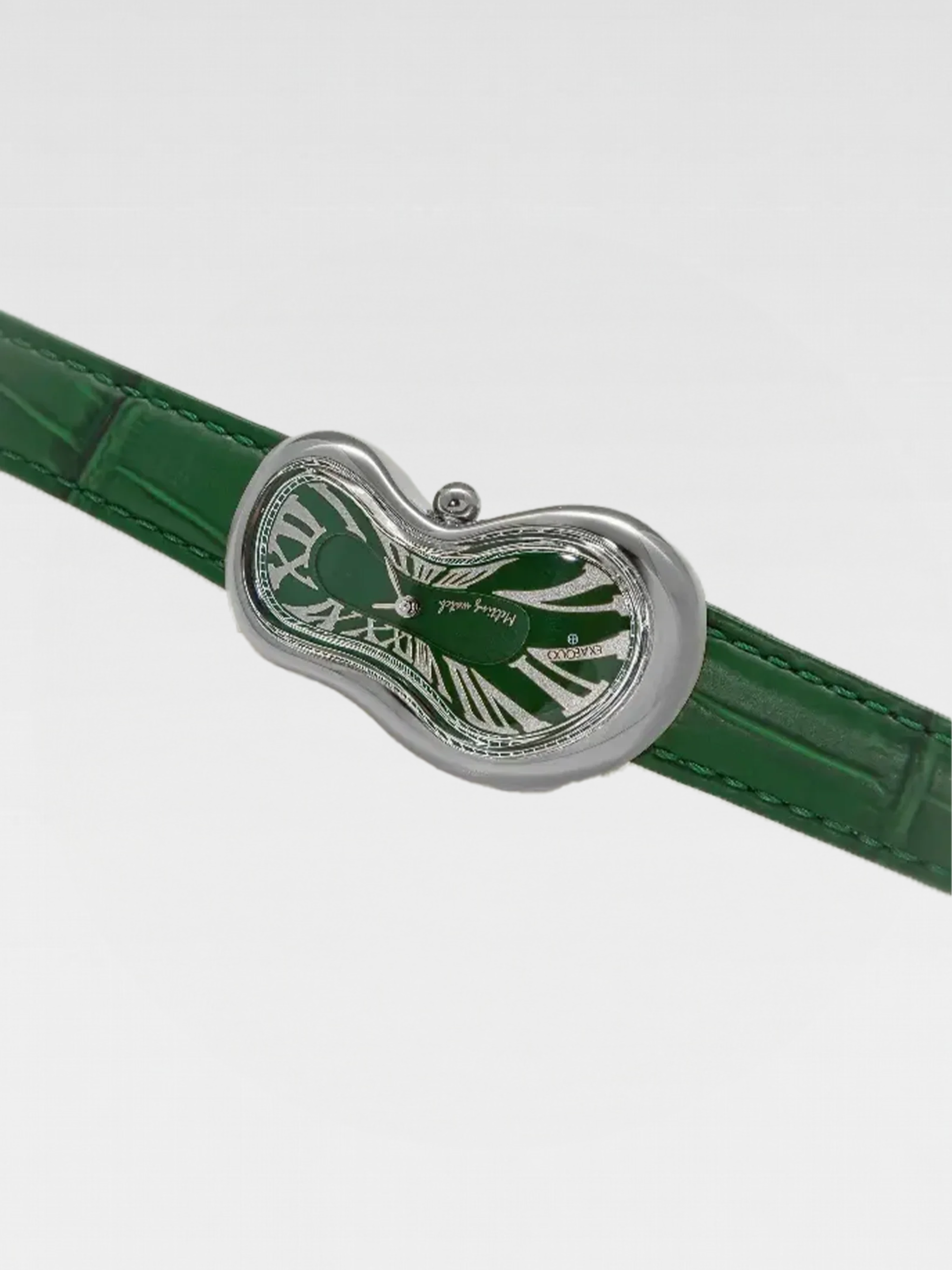 Exaequo Melting Watch Stainless Steel Green