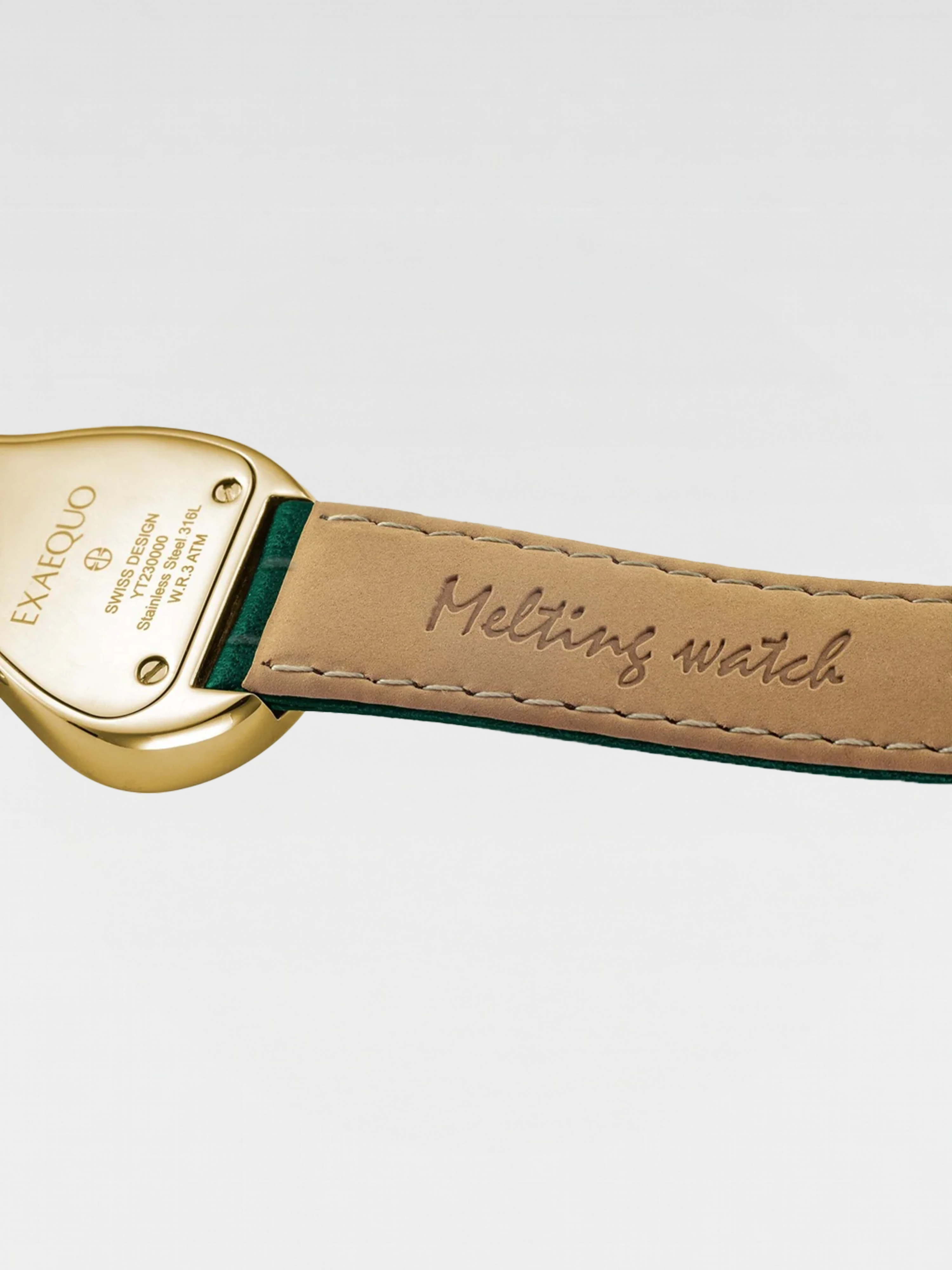 Exaequo Melting Watch Yellow Gold Green