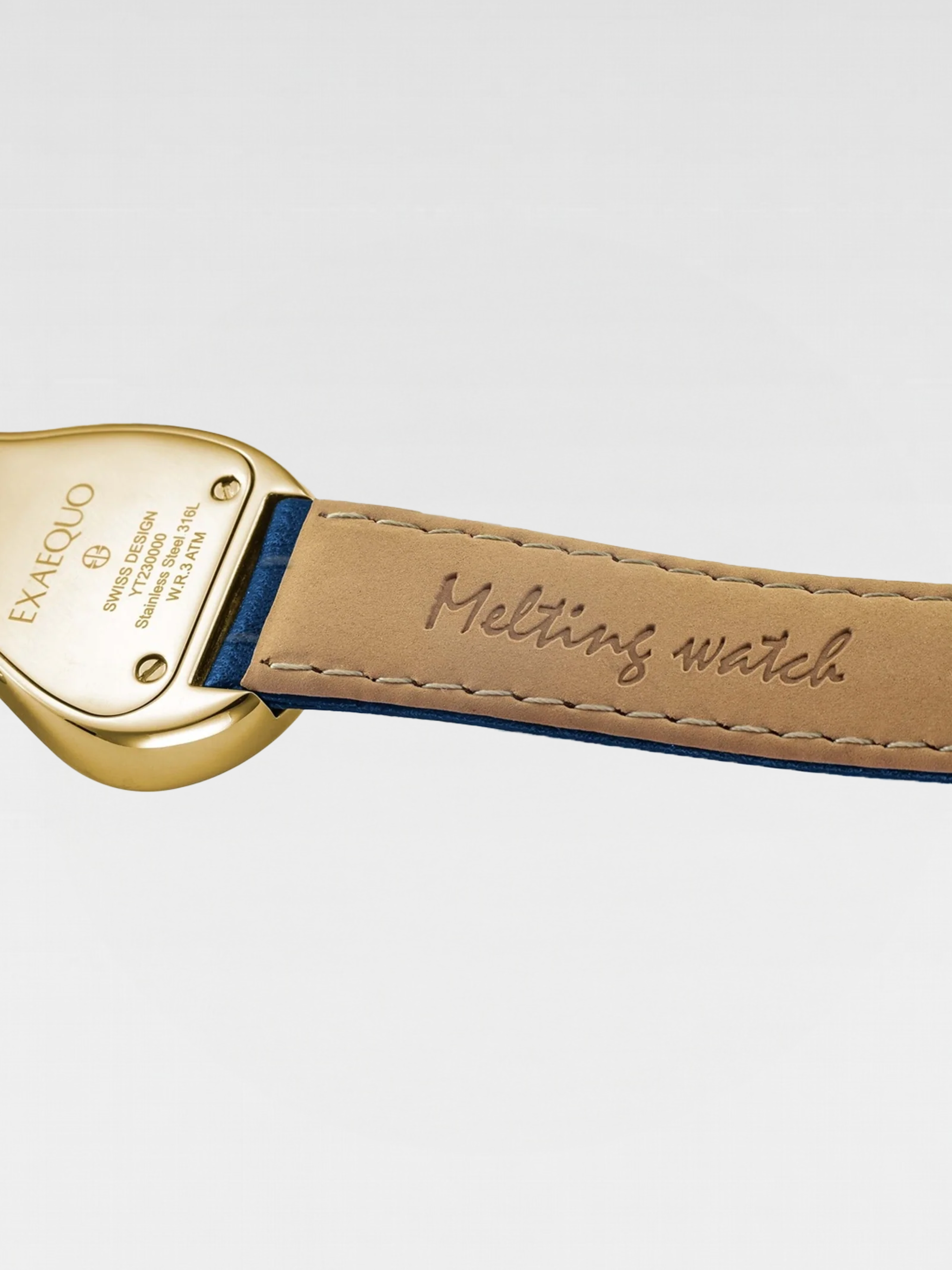 Exaequo Melting Watch Yellow Gold Blue
