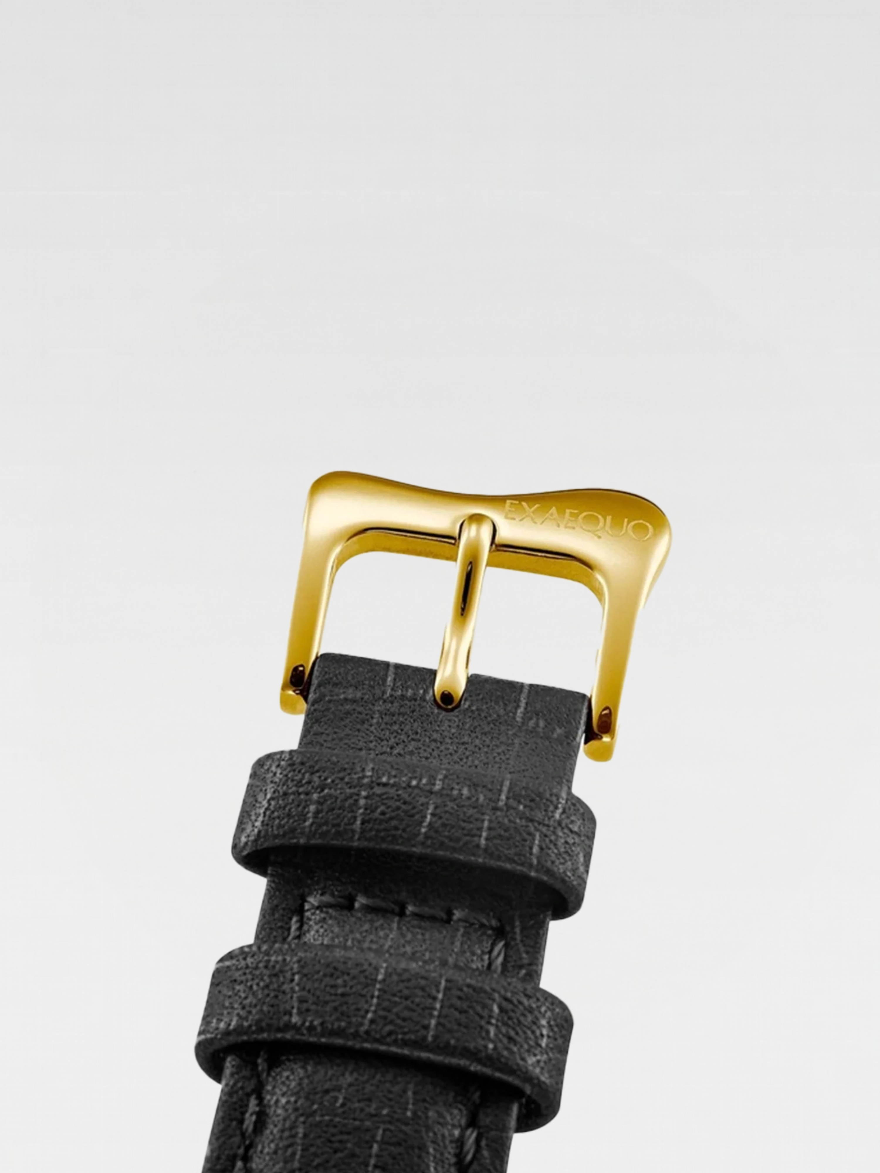 Exaequo Melting Watch Yellow Gold Black