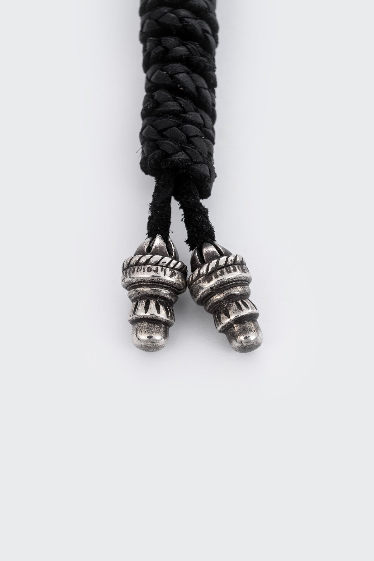 Barrel Tip Leather Braid