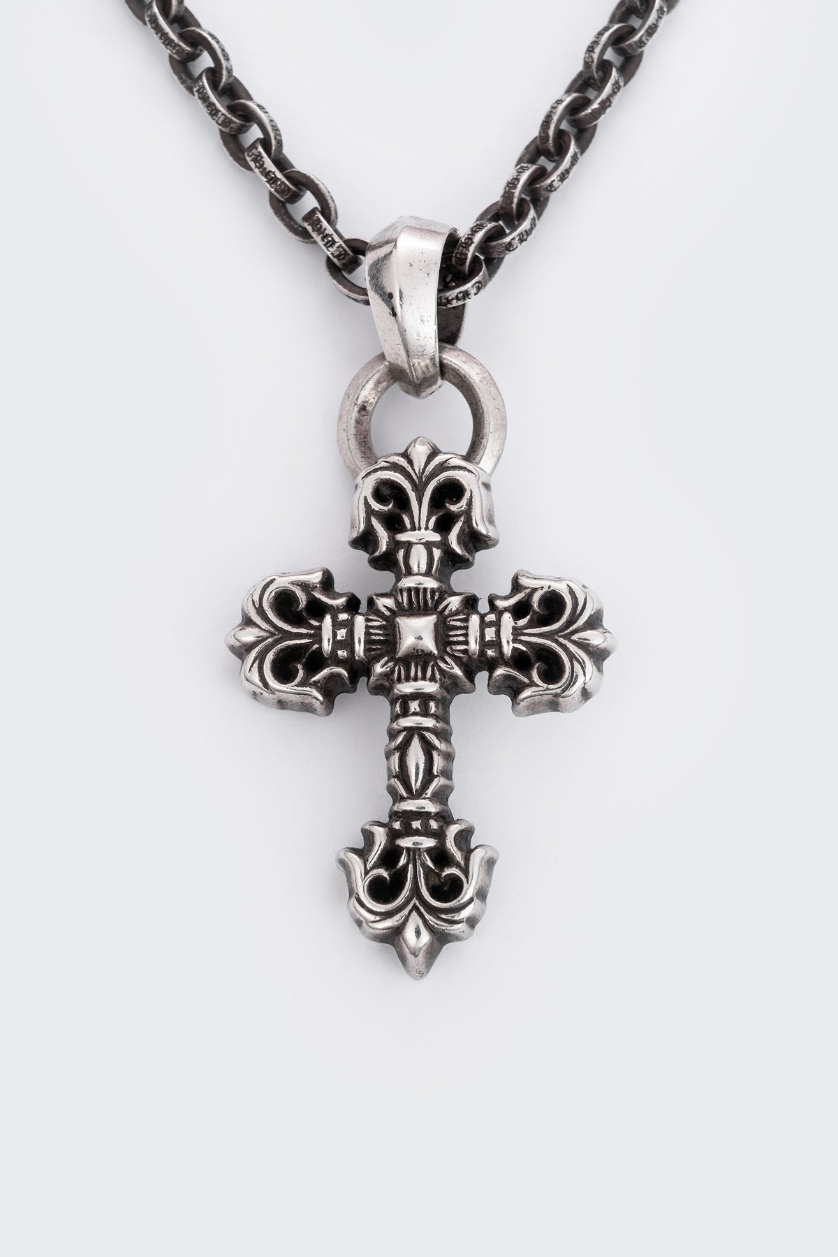 Filigree Cross Paper Chain Necklace