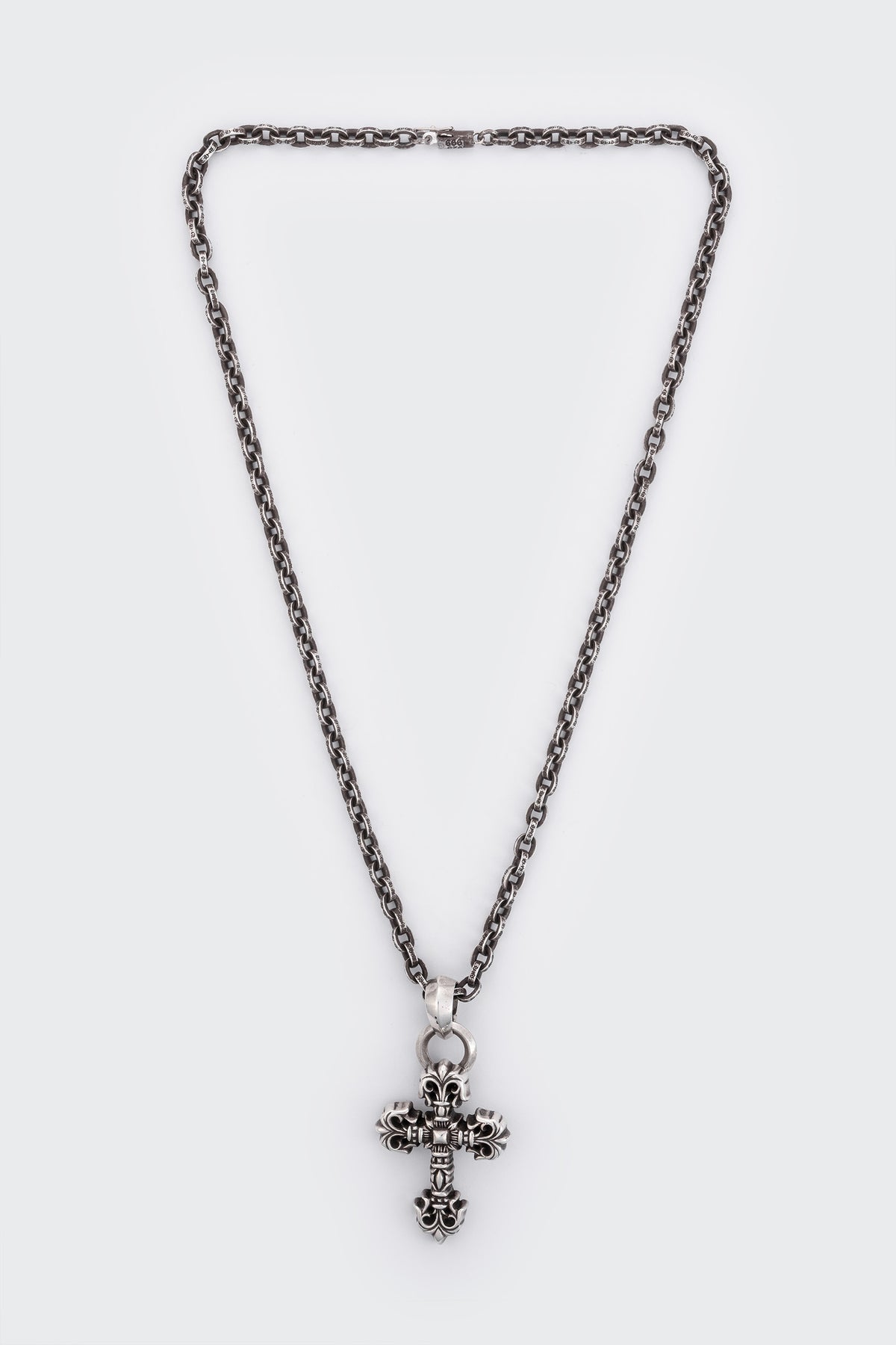 Filigree Cross Paper Chain Necklace