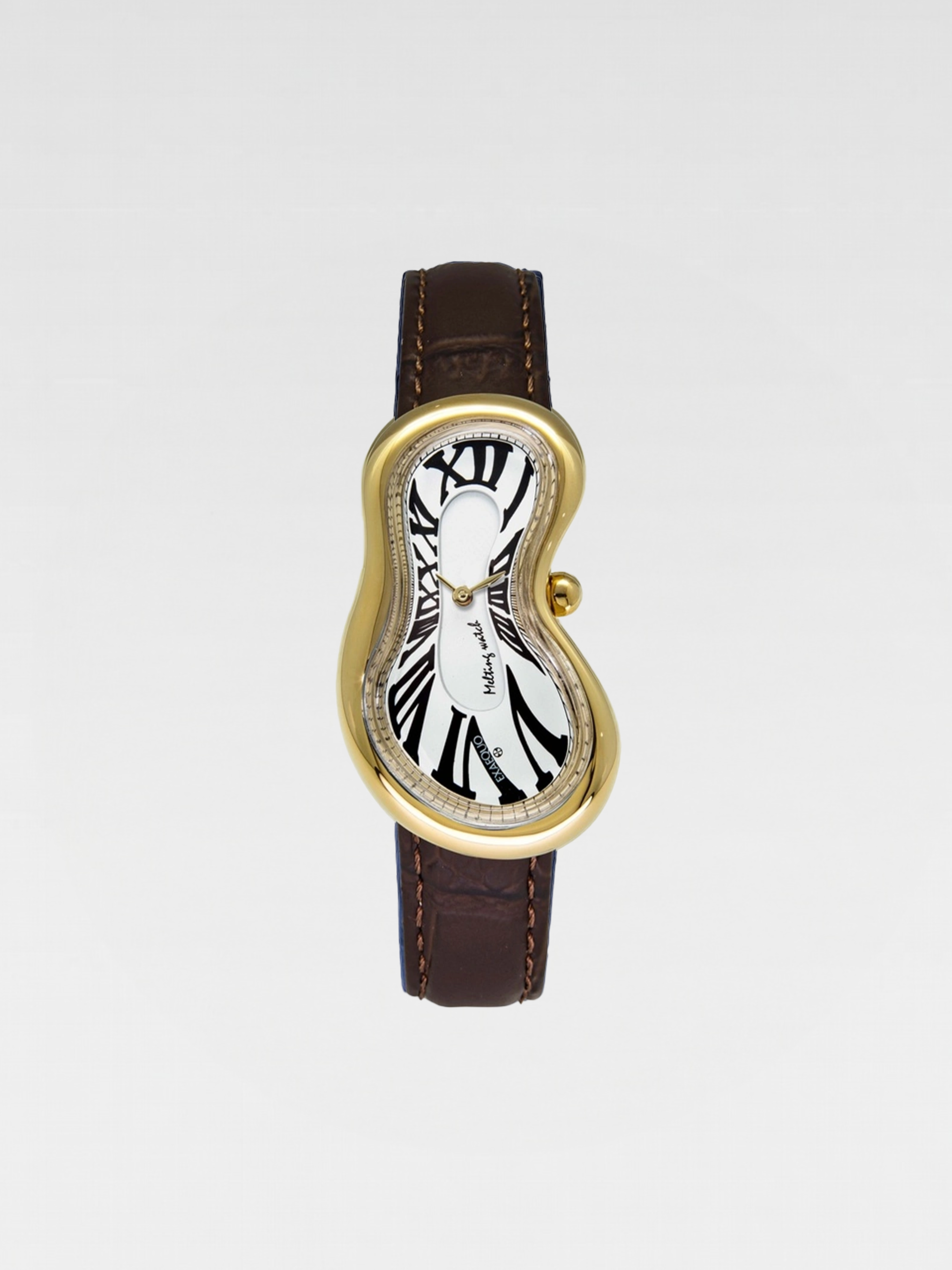 Exaequo Melting Watch Yellow Gold White