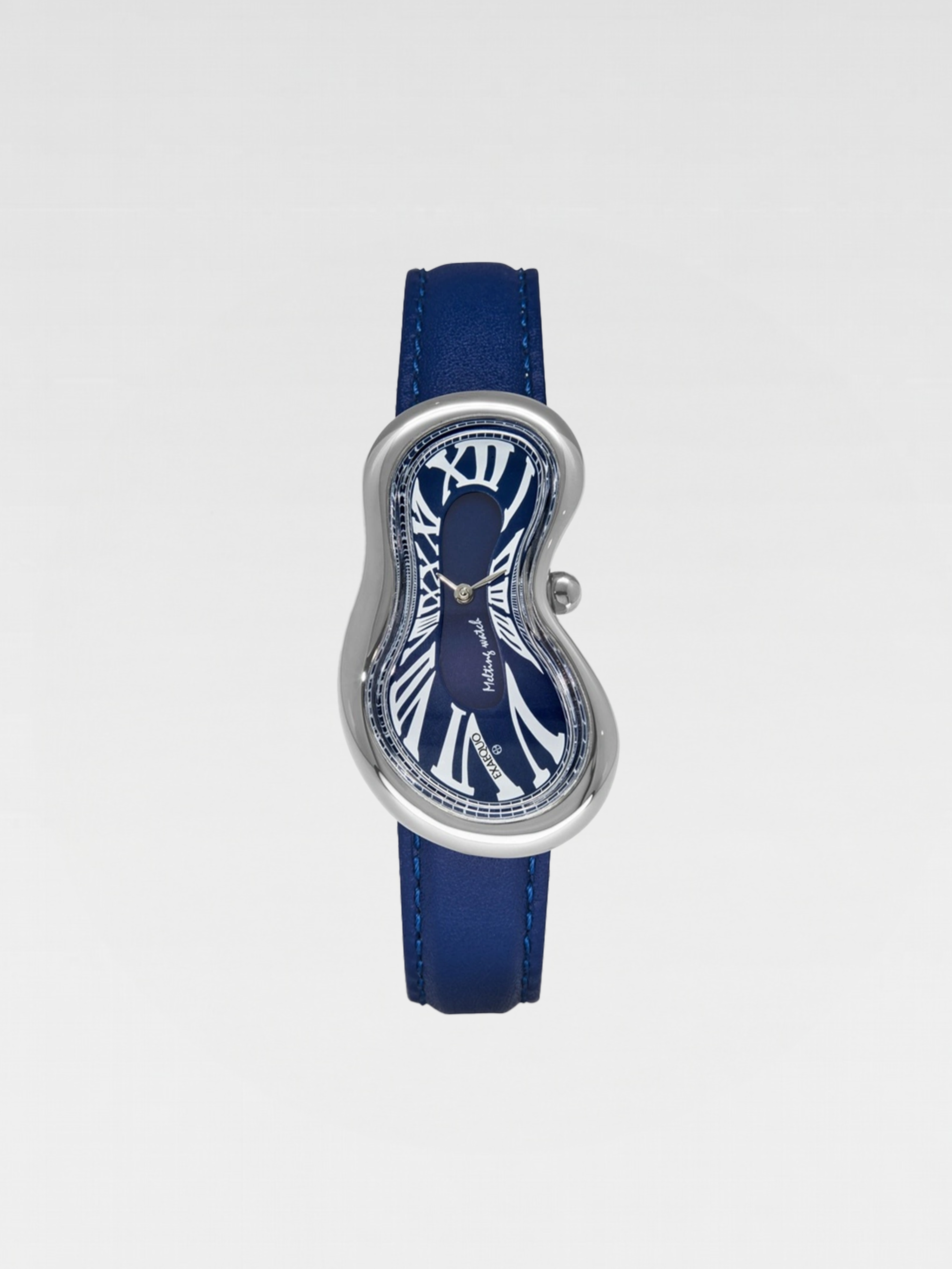 Exaequo Melting Watch Stainless Steel Blue